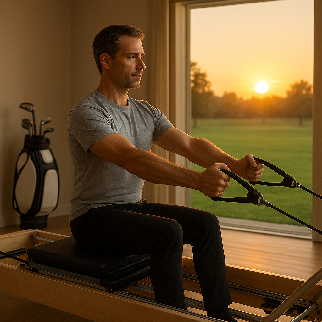Pilates golfarin oheisharjoittelussa